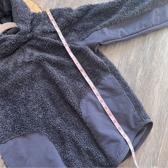 Nike blue Sherpa hoodie pullover women’s size XS - Picture 2 of 6